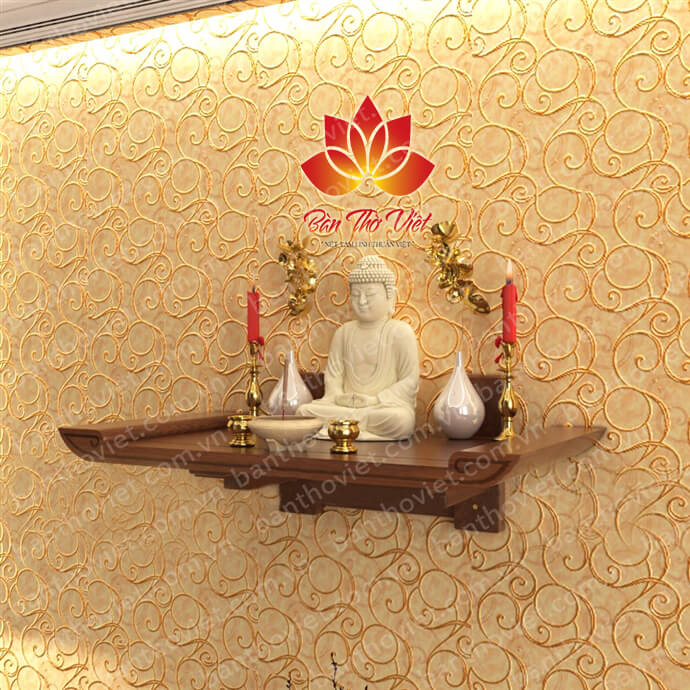 Những điều cần biết về bàn thờ Phật treo tường vô cùng hữu ích